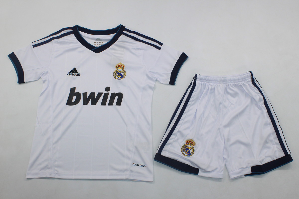 Kids-Real Madrid 12/13 Home Soccer Jersey